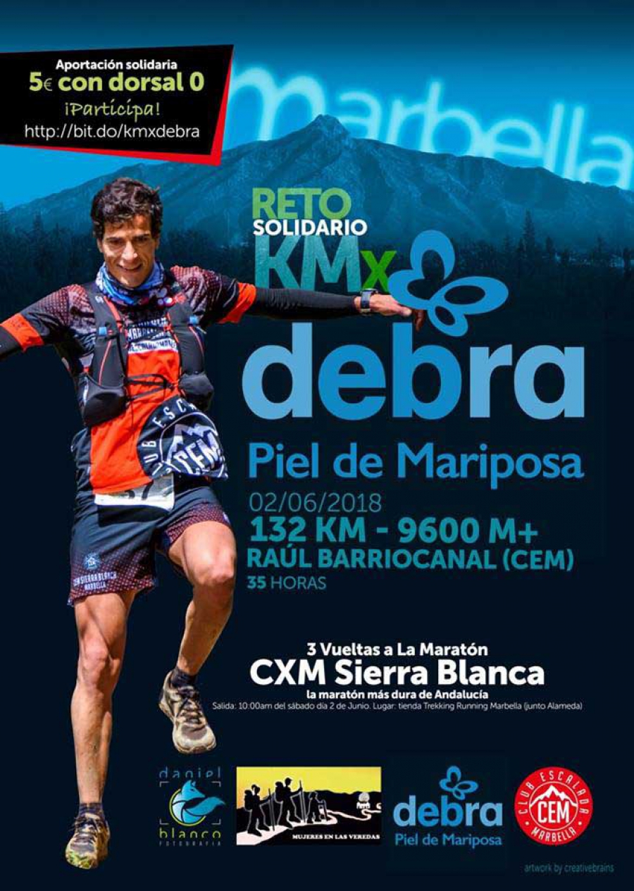 El Ayuntamiento apoya el reto solidario ‘Km por Debra’ que realizará el deportista Raúl Barriocanal el próximo 2 de junio