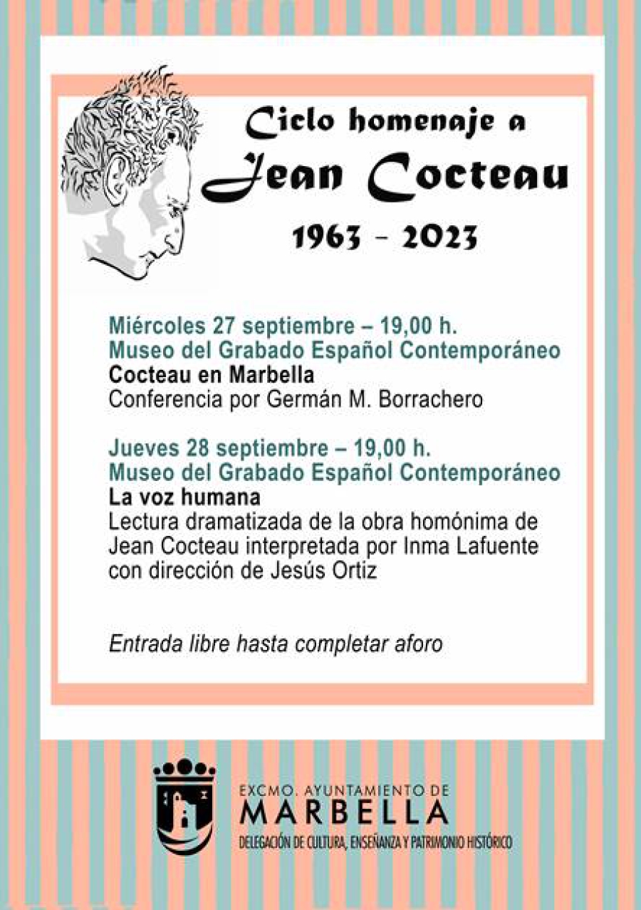 El Museo del Grabado Español Contemporáneo albergará mañana el inicio del ciclo-homenaje a Jean Cocteau con una conferencia sobre la presencia del artista francés en la ciudad