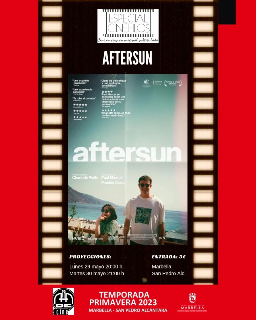 La temporada de primavera del Área de Cine se despide esta semana con la proyección de la película ‘Aftersun’