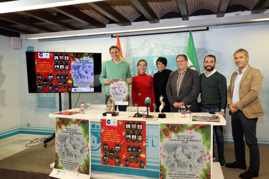 La alcaldesa, Ángeles Muñoz, será la pregonera de la décima edición de la Gala de Navidad de Cope Marbella
