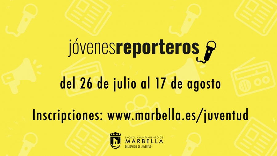 El Ayuntamiento oferta un taller gratuito entre julio y agosto para formar a 30 jóvenes reporteros