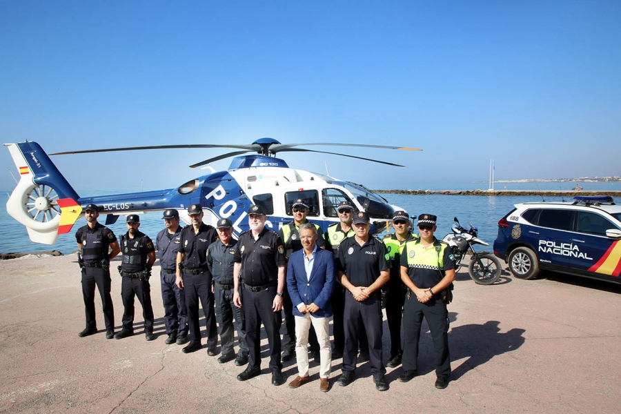 Marbella intensifica el dispositivo especial de seguridad de verano con el refuerzo de efectivos y servicios extraordinarios