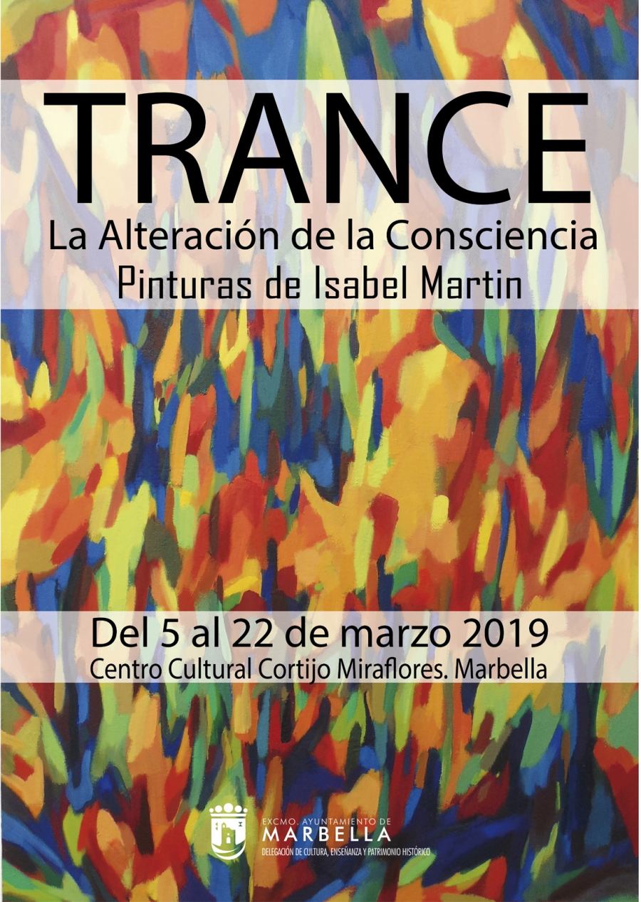 El Centro Cultural Cortijo Miraflores acogerá a partir de mañana la exposición de pinturas de Isabel Martín ‘TRANCE. La alteración de la consciencia’