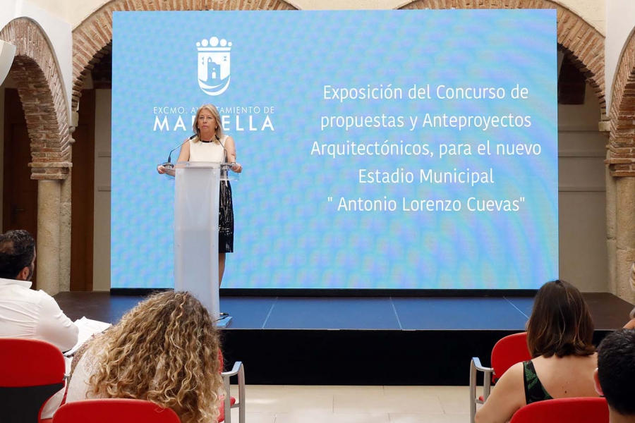 El Ayuntamiento expone los proyectos finalistas del concurso de ideas para la construcción del nuevo Estadio Municipal Antonio Lorenzo Cuevas, que se conocerá el próximo 14 de julio
