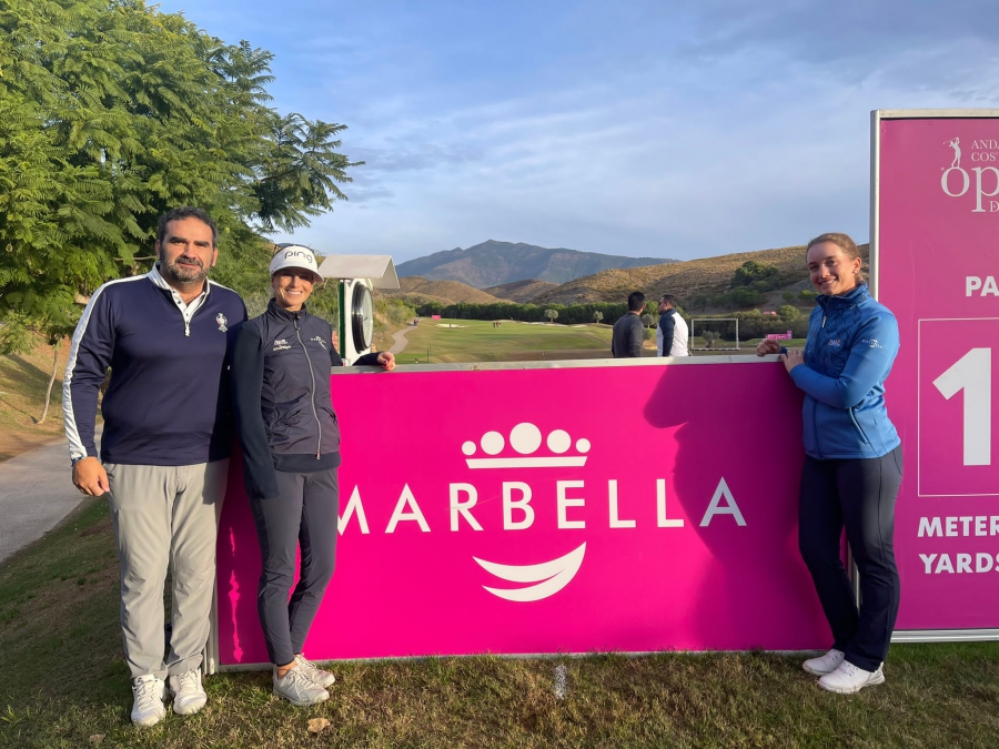 El programa de patrocinio deportivo Marca Marbella renueva su apoyo al karateka Javier Suárez y a las golfistas Laura Gómez y Noemí Jiménez