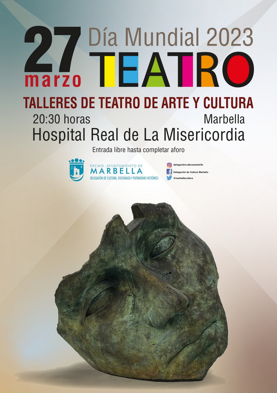 Marbella celebrará el 27 de marzo el Día Mundial del Teatro con la lectura dramatizada de un manifiesto y la representación de la obra ‘Don Juan 3.0’