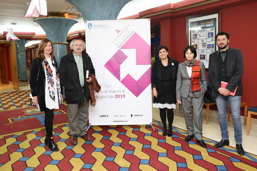 Inauguración oficial del Festival Marpoética con la presencia de dos Premios Nacionales de Poesía y un premio Loewe