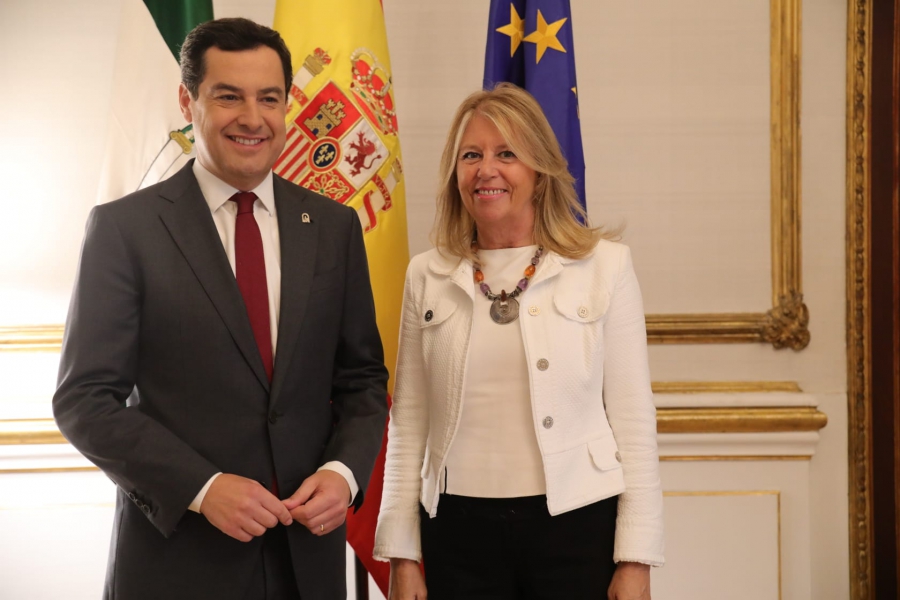 La alcaldesa de Marbella se reúne con el presidente de la Junta para abordar las inversiones pendientes en la ciudad