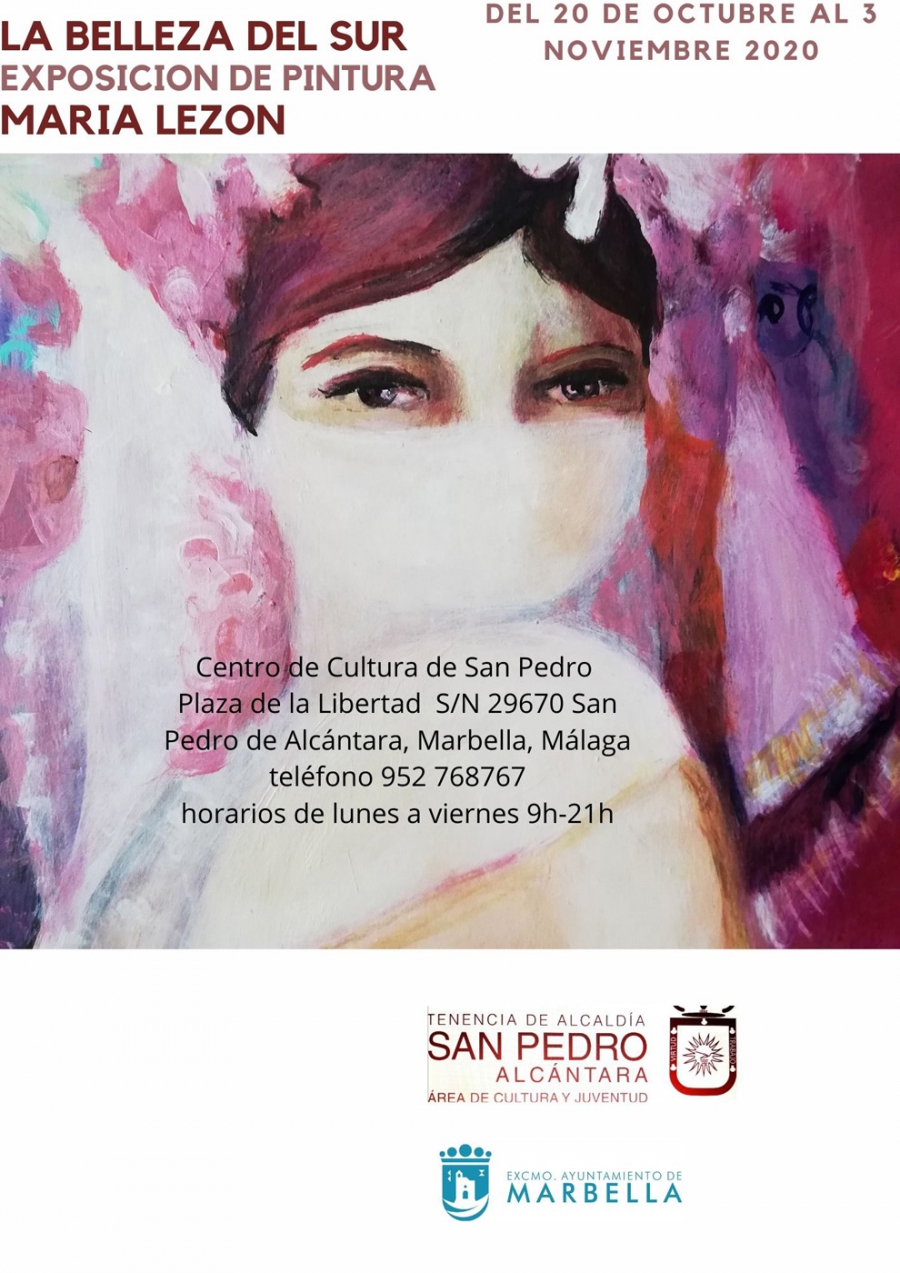 El Centro Cultural San Pedro acoge mañana la inauguración de la exposición ‘La belleza del sur’, de María Lezón