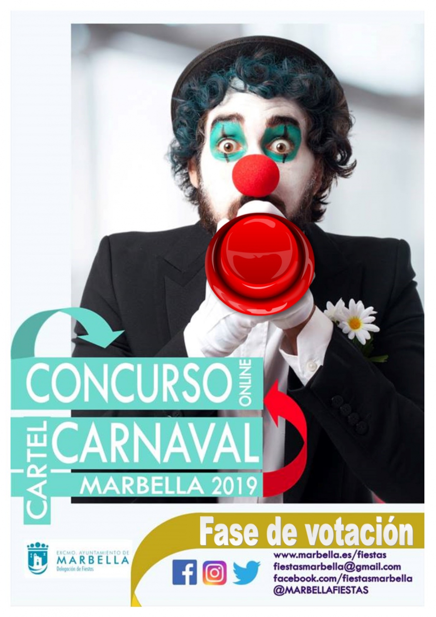 Los carteles finalistas del concurso para el Carnaval 2019 podrán consultarse desde hoy hasta el día 31 en la web municipal