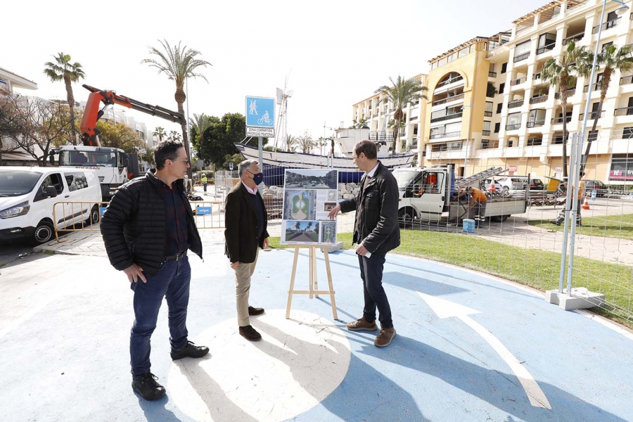 La Tenencia de Alcaldía de San Pedro remodelará el parque de la avenida del Mediterráneo instalando una nueva fuente transitable y mejorando la accesibilidad