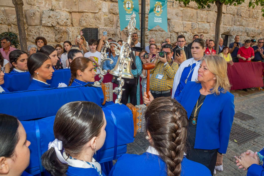 La alcaldesa acude este sábado a la procesión de la Virgen de la Amargura
