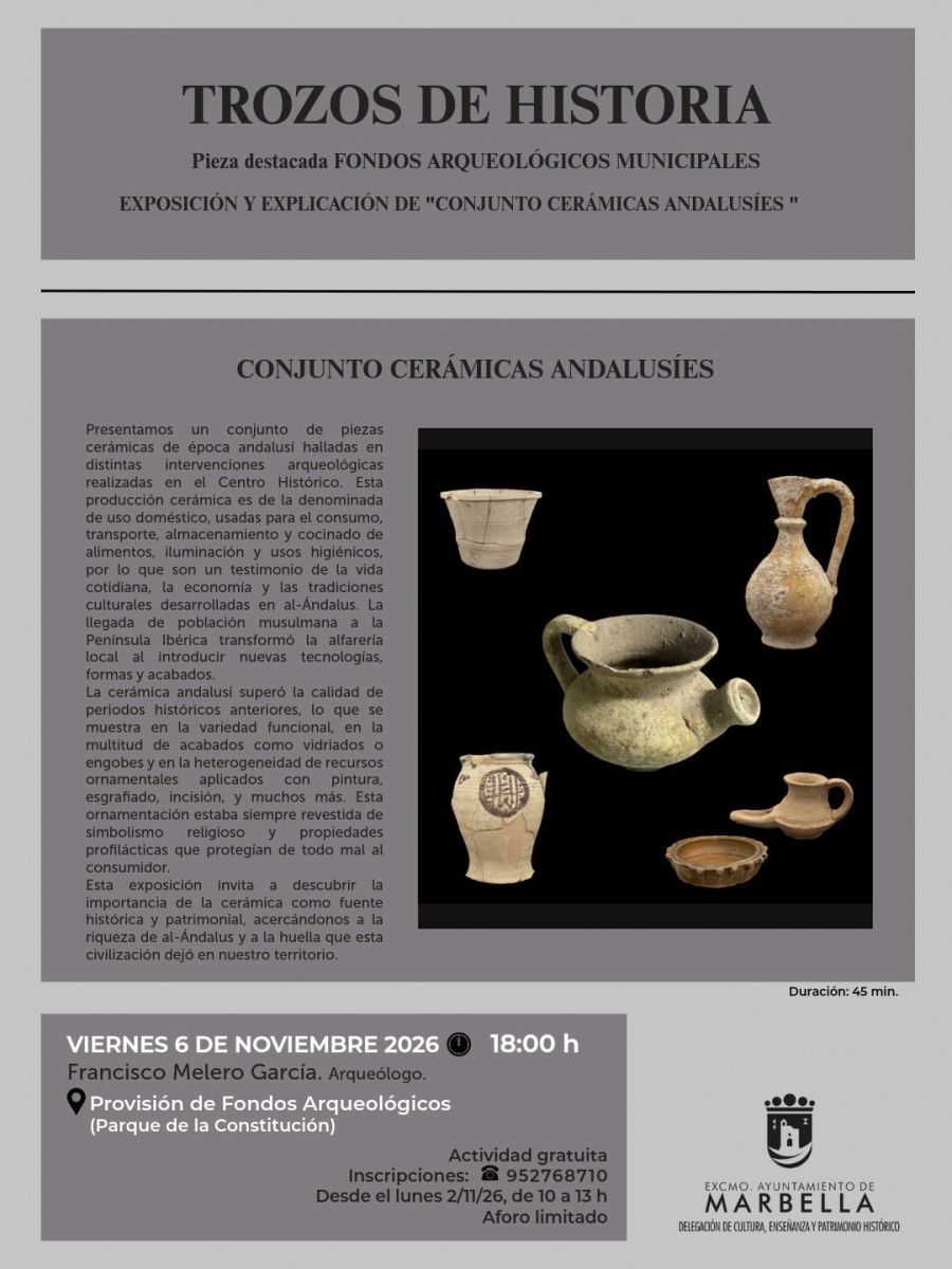 Trozos de Historia: Conjunto cerámicas andalusíes
