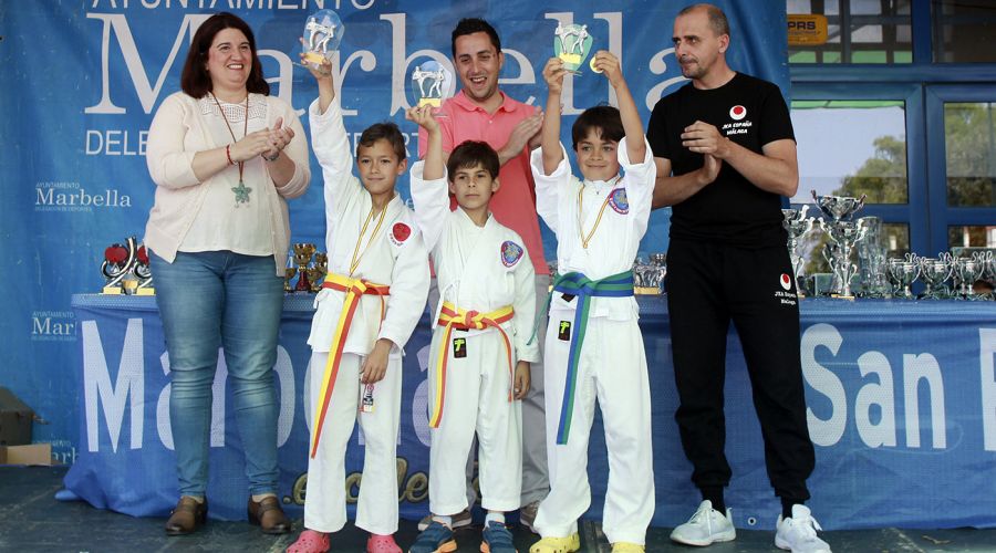 Blanca Fernández asistió a la entrega de los premios de las 24 Horas Deportivas de San Pedro