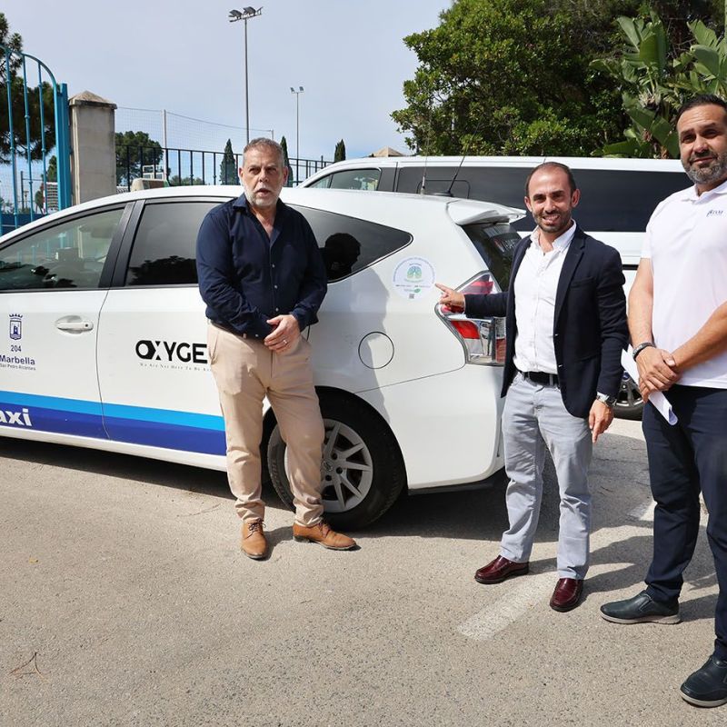 Marbella refuerza la seguridad sanitaria del sector del taxi con la implantación de tecnología de purificación del aire