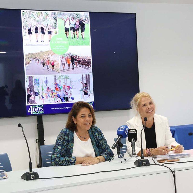 Unas 4.000 personas se darán cita entre el 1 y el 4 de octubre en la ciudad en la XV edición de ‘Marbella 4 Days Walking’