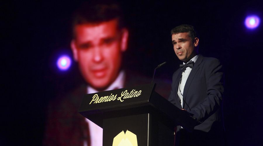 El alcalde asistió anoche a la gala de los Premios Latino en el Palacio de Congresos Adolfo Suárez