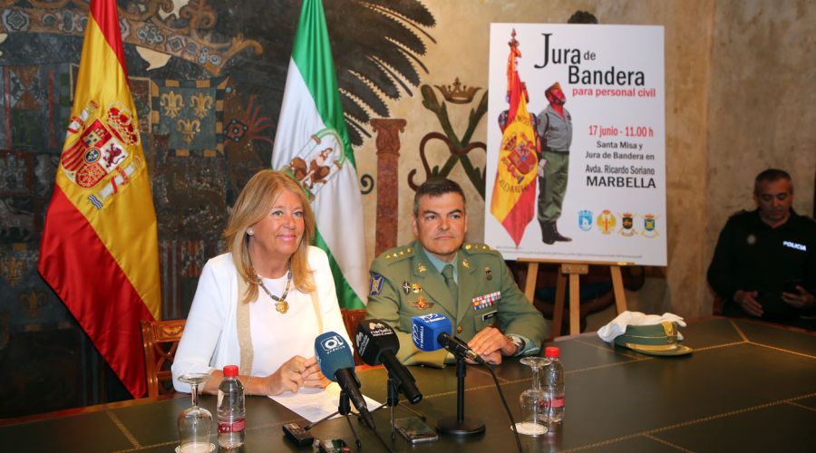Marbella acogerá el 17 de junio por primera vez en su historia una Jura de Bandera Civil
