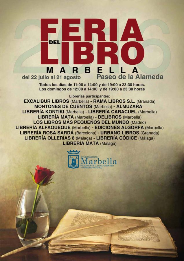 Imagen de la noticia La Feria del Libro de Marbella contará con cerca…