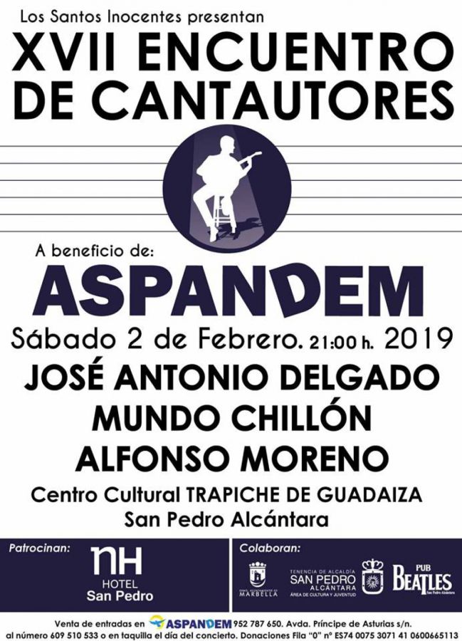 Imagen de la noticia El XVII Concierto de Cantautores reunirá a José A…