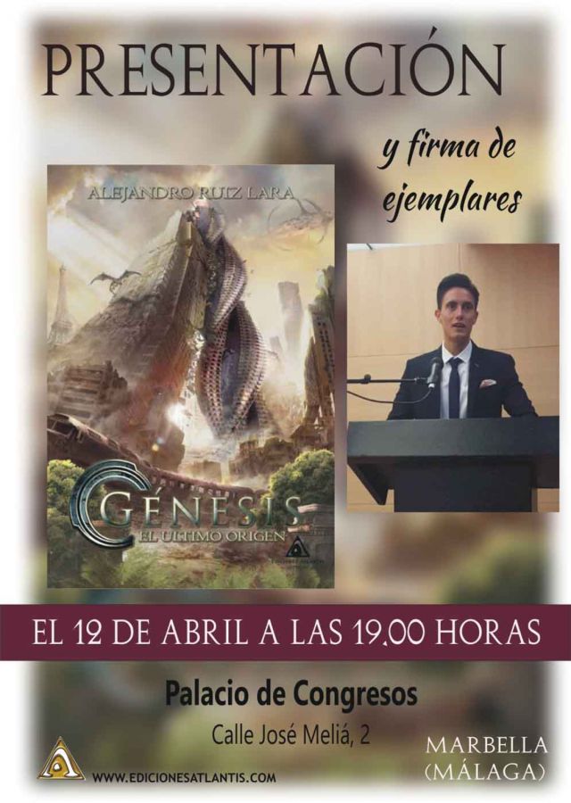 Imagen de la noticia El joven escritor marbellí Alejandro Ruiz Lara pr…