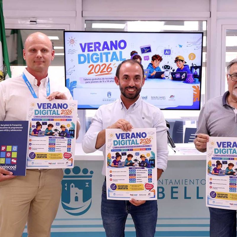 Marbella pone en marcha 'Verano Digital', un programa gratuito para acercar la tecnología a menores de entre 9 y 14 años