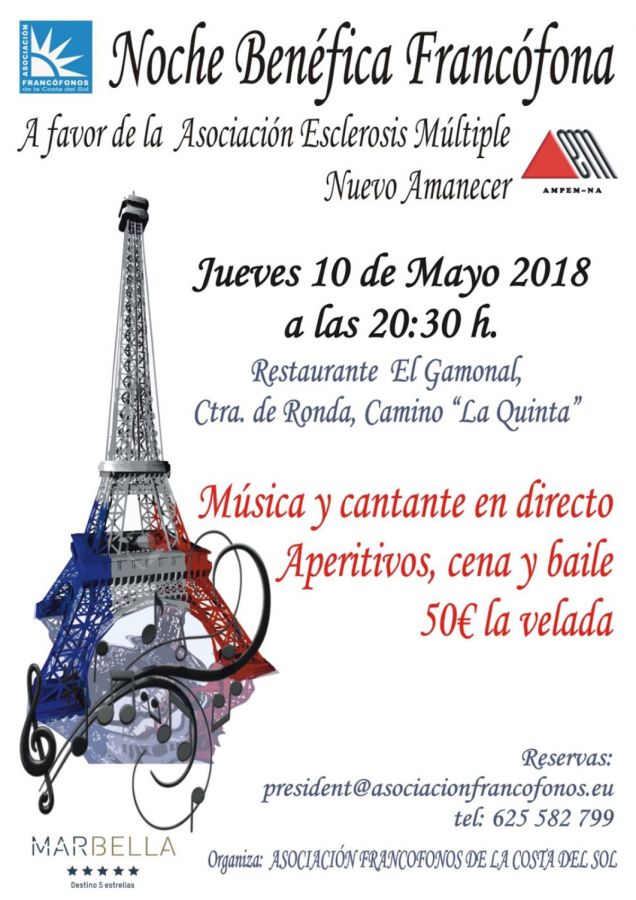Imagen de la noticia Este jueves se celebra la Noche Benéfica Francófo…