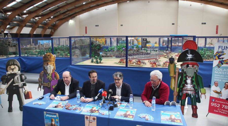 La exposición de Playmobil reúne en Marbella más de 100.000 piezas y la maqueta de mayor tamaño instalada en España con 130 m²