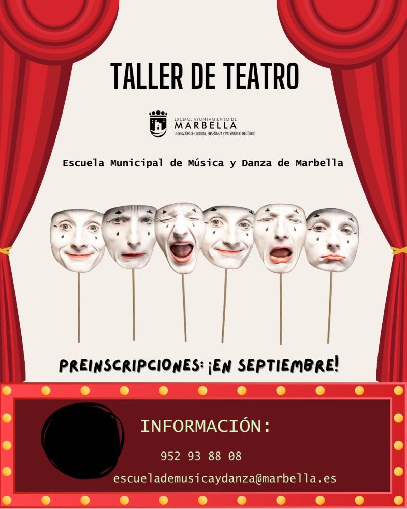 Taller de teatro infantil y jóvenes: INSCRIPCIONES 2025-2026 ABIERTAS