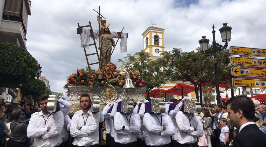 El Resucitado pone el cierre a una gran Semana Santa en Marbella y San Pedro Alcántara