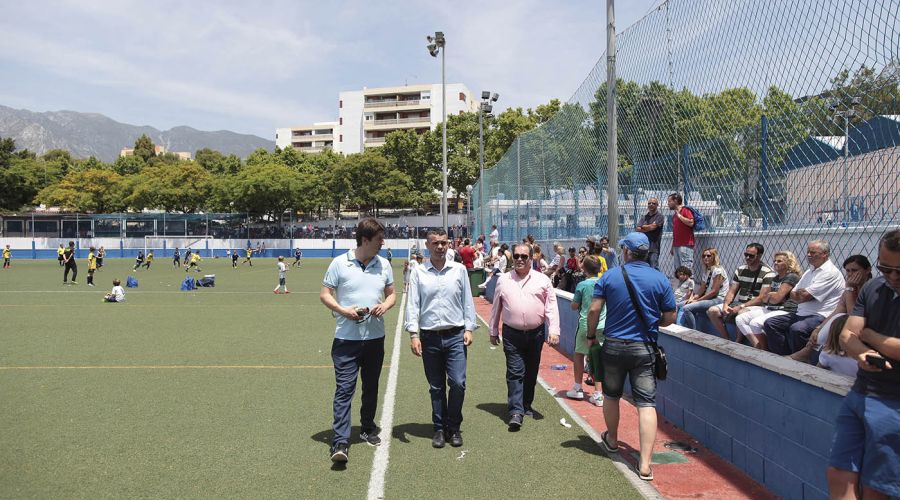 El regidor visita en el Complejo Deportivo Antonio Serrano Lima el Torneo \'Estrellas de Fútbol 2017\'