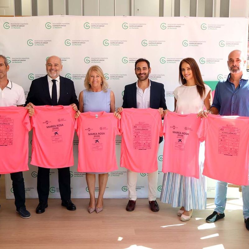La alcaldesa respalda la XIV edición de la ‘Marea Rosa contra el cáncer de mama’, que tendrá lugar este domingo día 4 de octubre