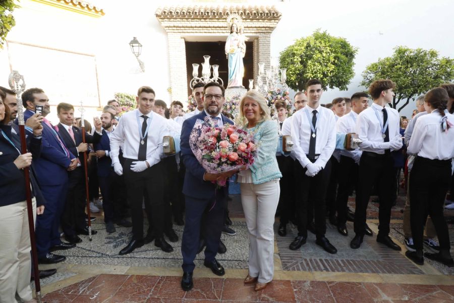 Imagen de la noticia La alcaldesa asiste a la Misa y procesión en hono…