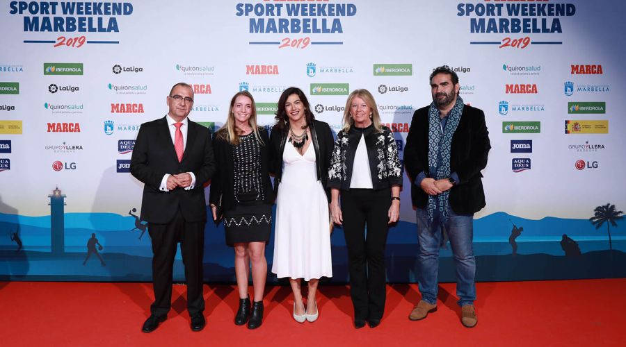 La Gala del ‘Marca Sport Weekend Marbella’ reúne en el Teatro municipal a un gran elenco de profesionales y leyendas del deporte