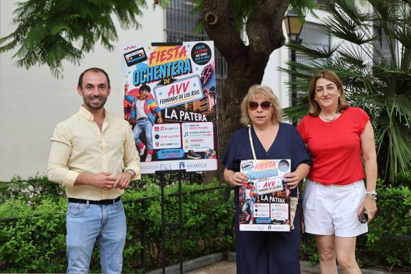 Marbella revivirá la música y el ambiente de los años 80 el 31 de julio en una nueva edición de la Fiesta Ochentera de la AVV Fernando de los Ríos