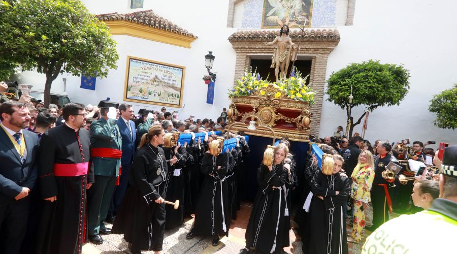 El Resucitado pone el cierre a una gran Semana Santa en Marbella y San Pedro Alcántara