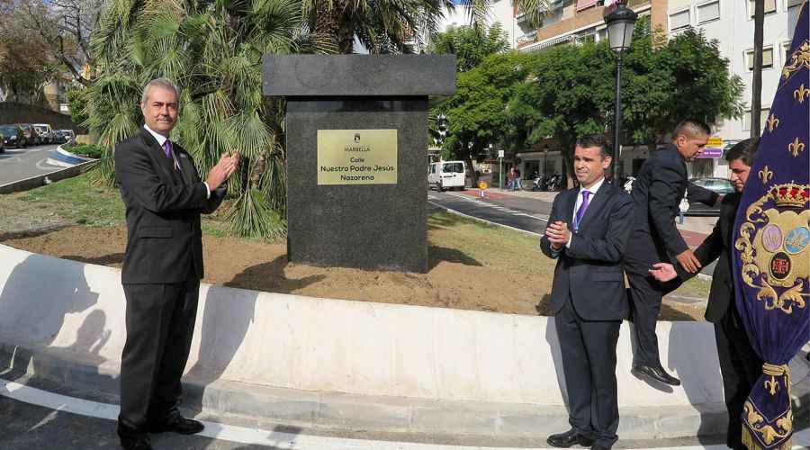 Inaugurada la calle dedicada a Nuestro Padre Jesús Nazareno