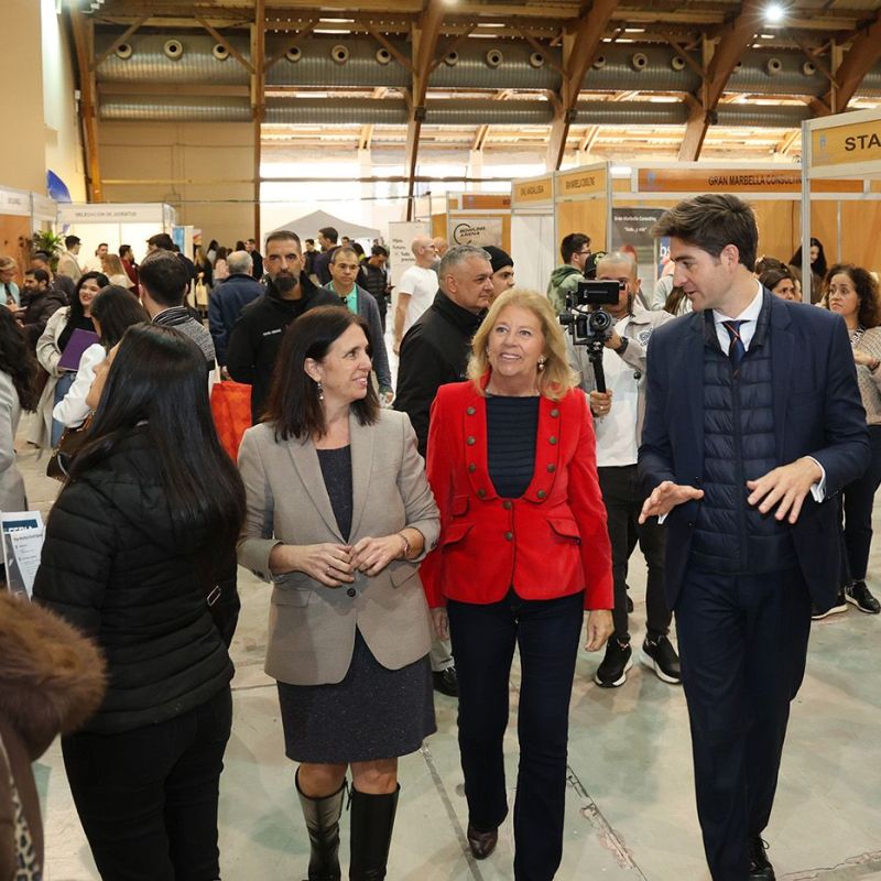 La alcaldesa destaca “el crecimiento y la consolidación” de la Feria de Empleo, que alcanza su octava edición con la participación de más de 120 empresas y 2.000 ofertas laborales