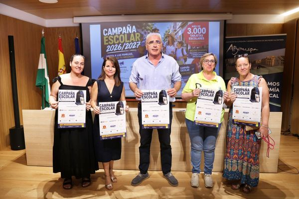 El Ayuntamiento respalda un año más la campaña escolar de Apymespa para facilitar a las familias la vuelta al colegio y dinamizar el comercio local