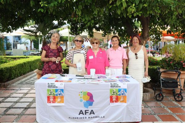 El Ayuntamiento respalda la labor de la Asociación de Enfermos de Alzheimer de Marbella con motivo del Día Mundial de esta enfermedad