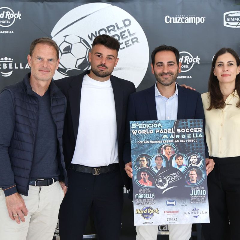 El Ayuntamiento respalda la nueva edición del ‘World Padel Soccer’, una cita que volverá a reunir en Marbella en el mes de junio a figuras relevantes del mundo del fútbol