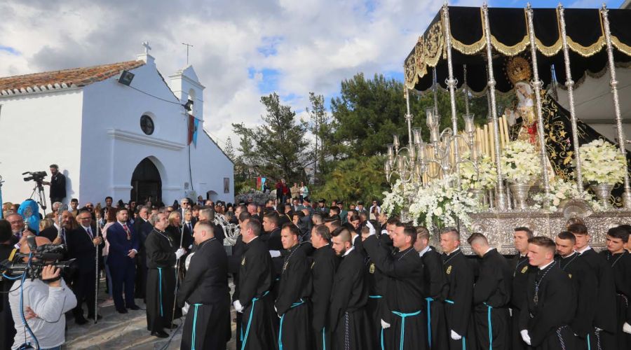 Solemne procesión del Calvario en el Jueves Santo de Marbella