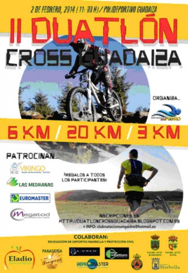 Imagen de la noticia El II Duatlón Cross Guadaiza se celebrará el 2 de…
