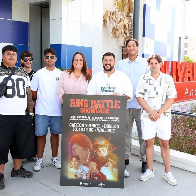 Nueva Andalucía albergará el 22 de agosto la batalla de gallos ‘Ring Battle Showcase’ para impulsar el talento joven y la cultura urbana local