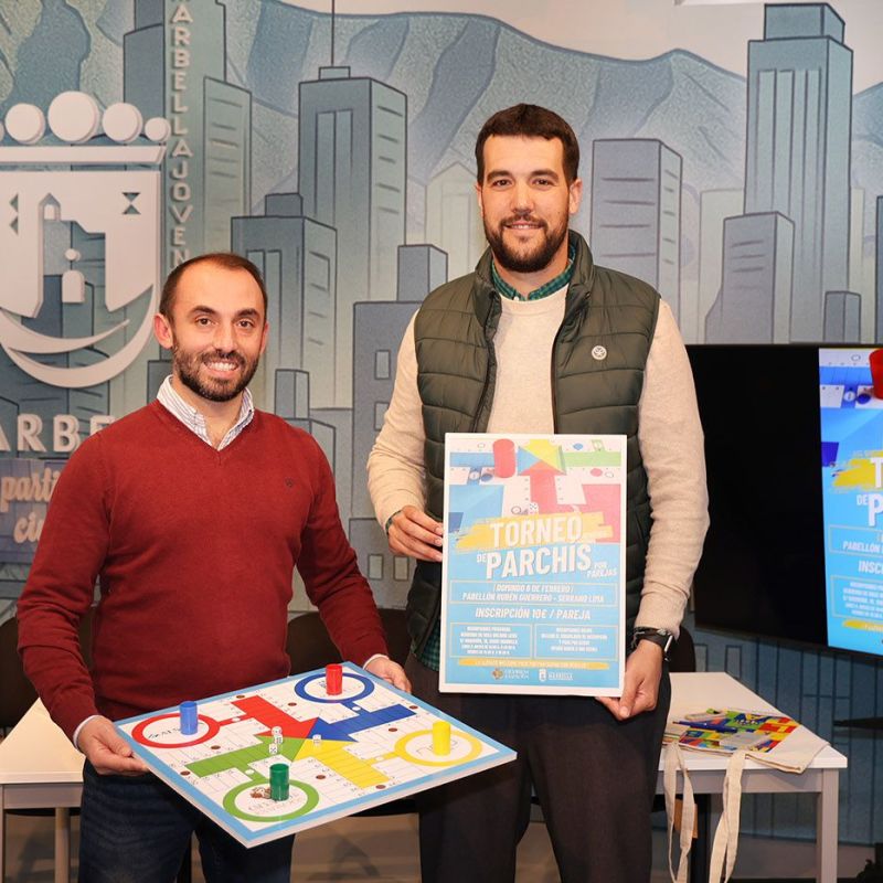 El Pabellón Rubén Guerrero albergará el 8 de febrero el primer torneo benéfico de parchís por parejas, con cerca de 200 personas compitiendo de forma simultánea
