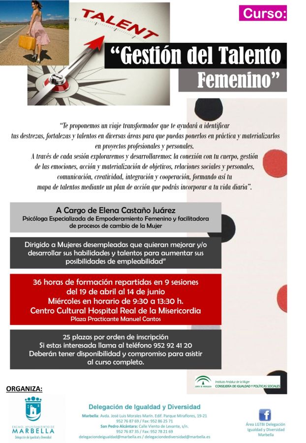 Imagen de la noticia La delegación de Igualdad organiza el curso ‘Gest…