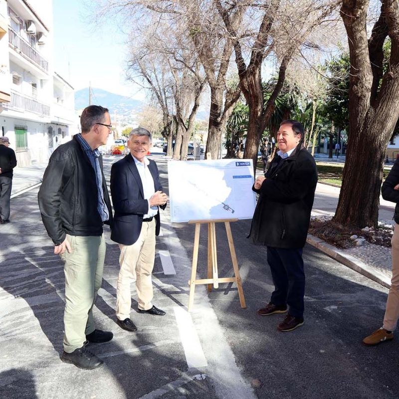 San Pedro Alcántara finaliza las obras de renovación integral del abastecimiento y el saneamiento de la calle Fuente Nueva con una superficie de actuación de más de 9.500 metros cuadrados
