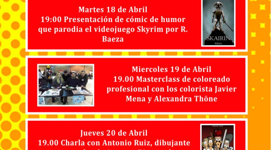 La primera edición de Cómic Experience San Pedro reunirá del 17 al 22 de abril a profesionales y aficionados en torno a talleres, exposiciones y charlas