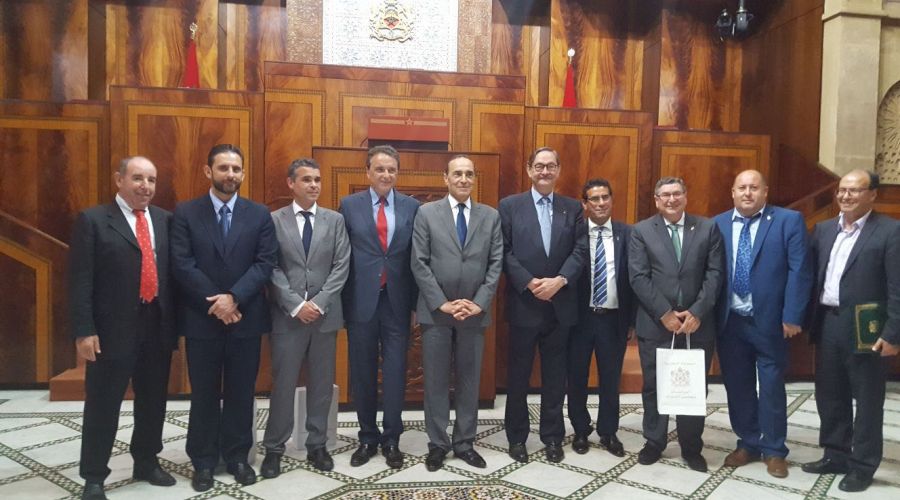 El presidente de la Cámara de Representantes y el ministro de Migración reciben al alcalde, José Bernal, y otros tres alcaldes de la Costa del Sol