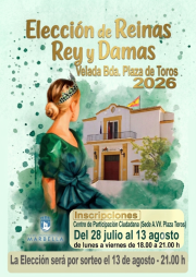 Elección de Reinas, Rey y Damas